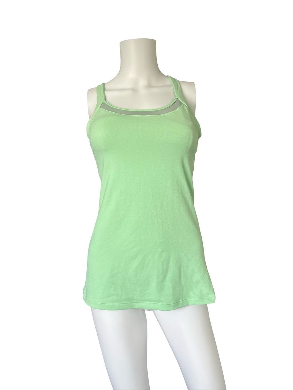 Lululemon Rally Your Heart Tank Citra Lime Colorful Activewear Gym Womens Size 8